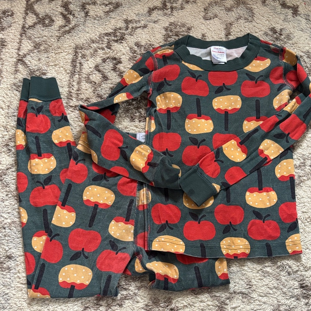 Apple Print Kids Pajamas